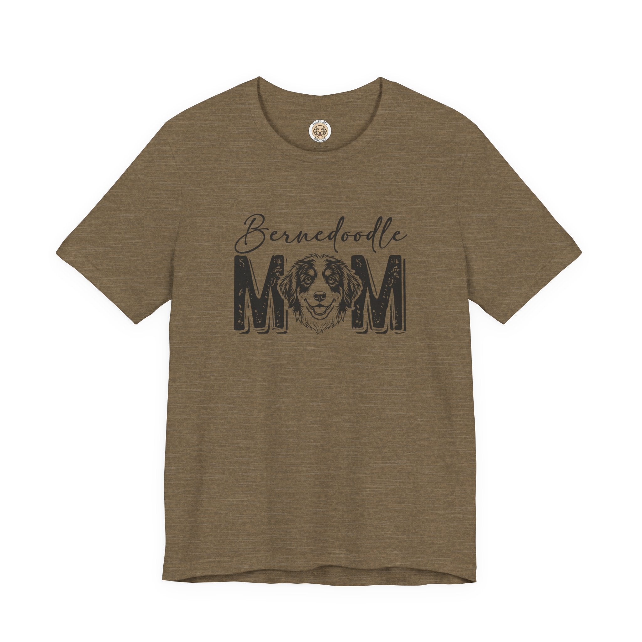 Bernedoodle Mom T-Shirt - Cute Bernese Poodle Mix Dog Lover Apparel