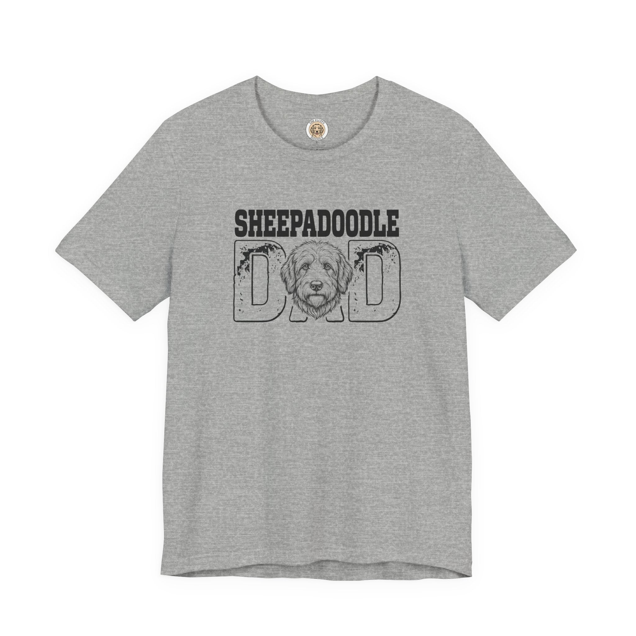 Sheepadoodle Dad Shirt Vintage Retro Dog Owner Tee Gift Present
