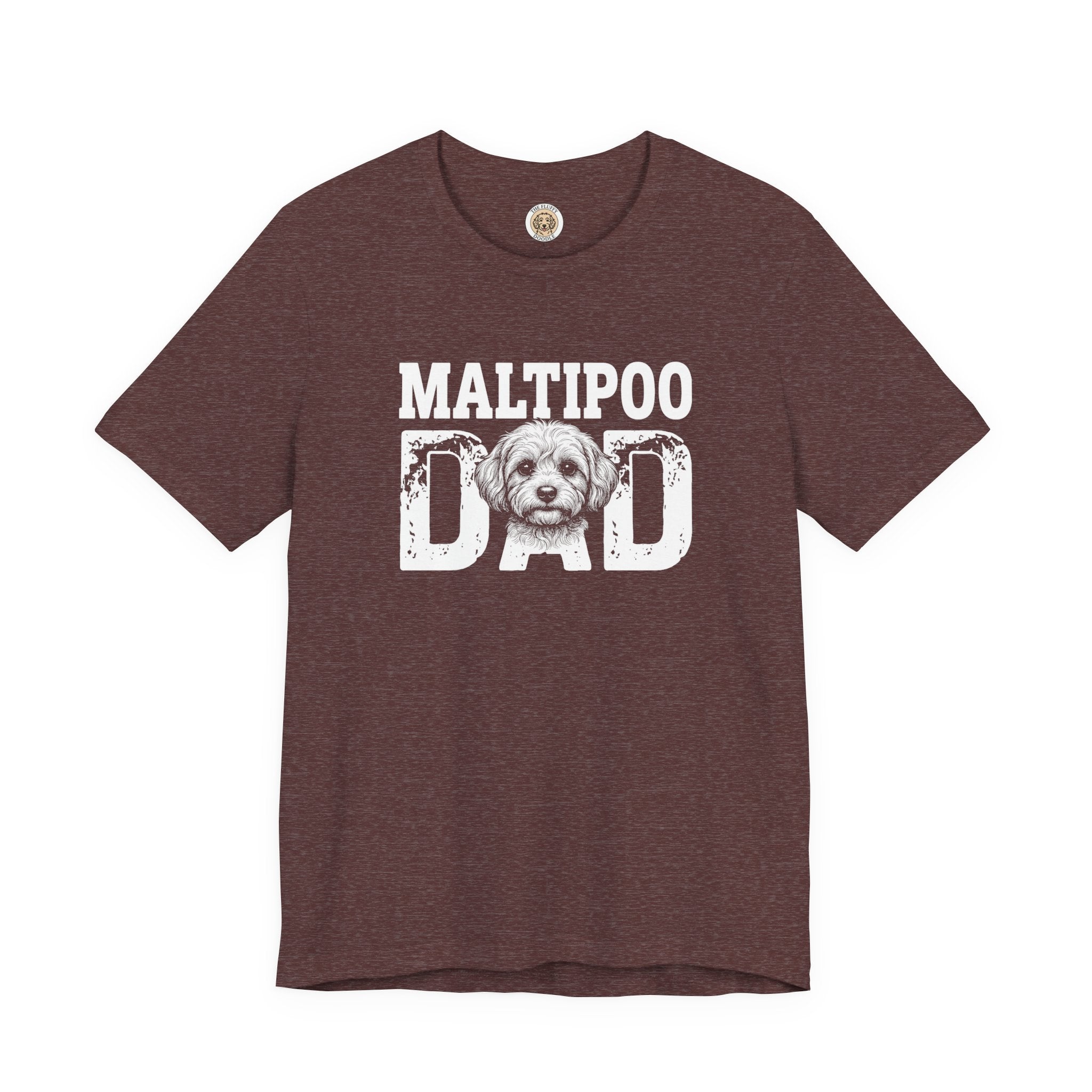 Maltipoo Dad T-Shirt - Dog Lover Gift for Men, Fur Dad Tee Apparel