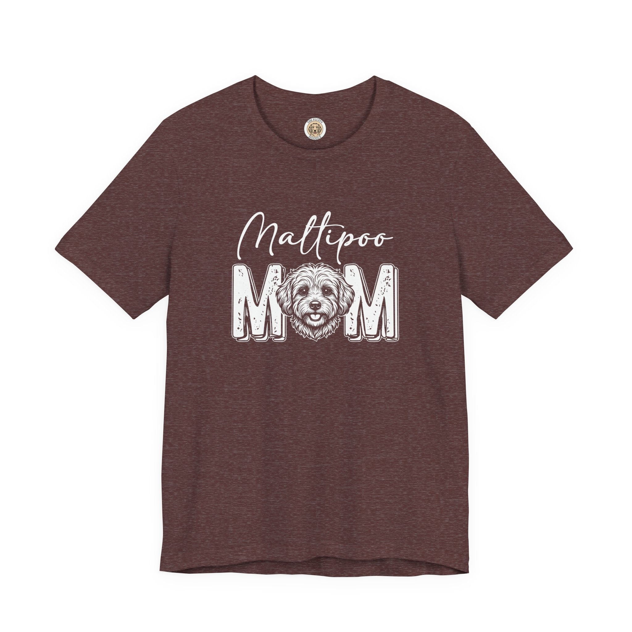 Maltipoo Mom T-Shirt for Dog Lovers - Cute Fluffy Dog Mama Tee