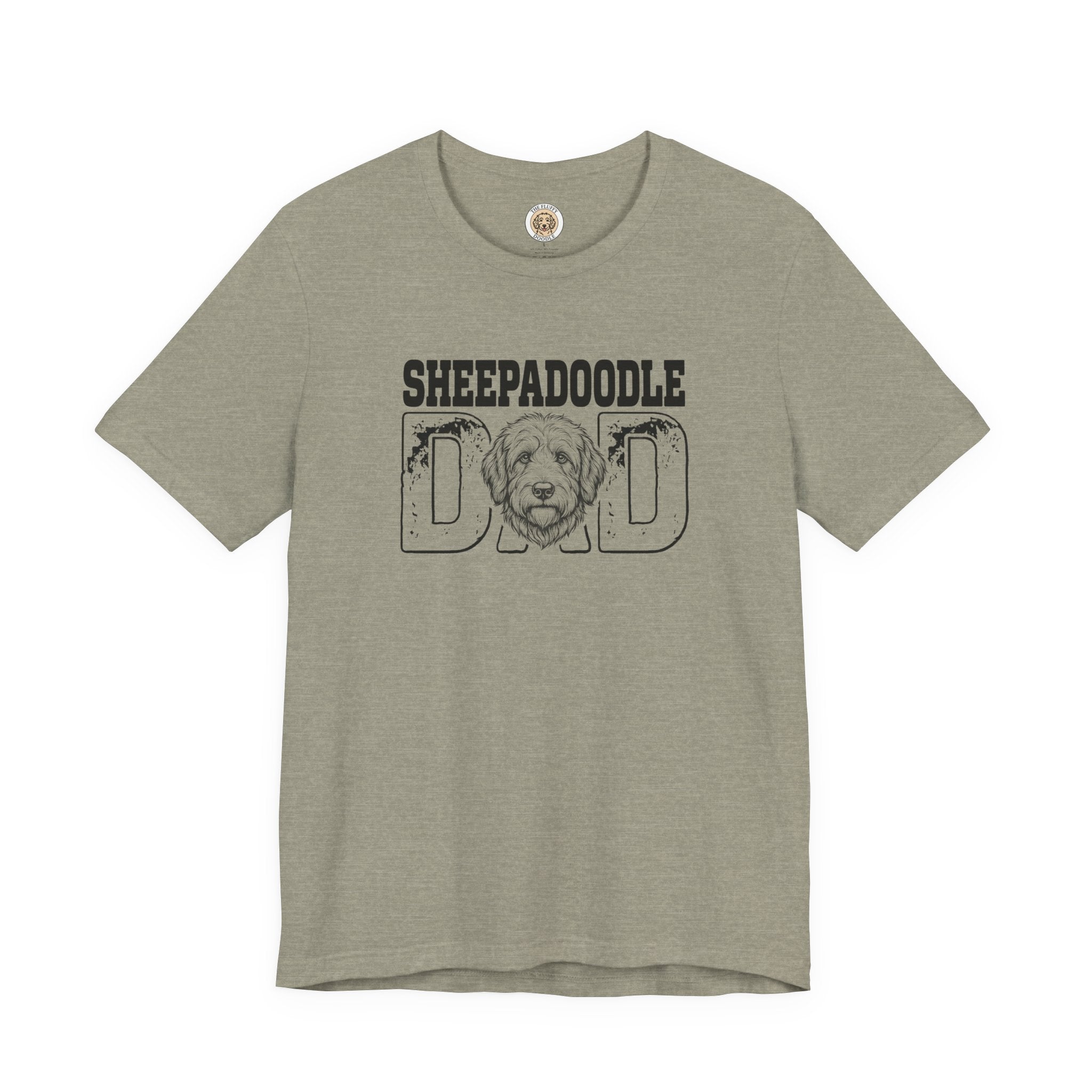 Sheepadoodle Dad Shirt Vintage Retro Dog Owner Tee Gift Present