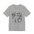 Maltipoo Drinking Beer with Sunglasses Humorous Dog Sketch T-Shirt