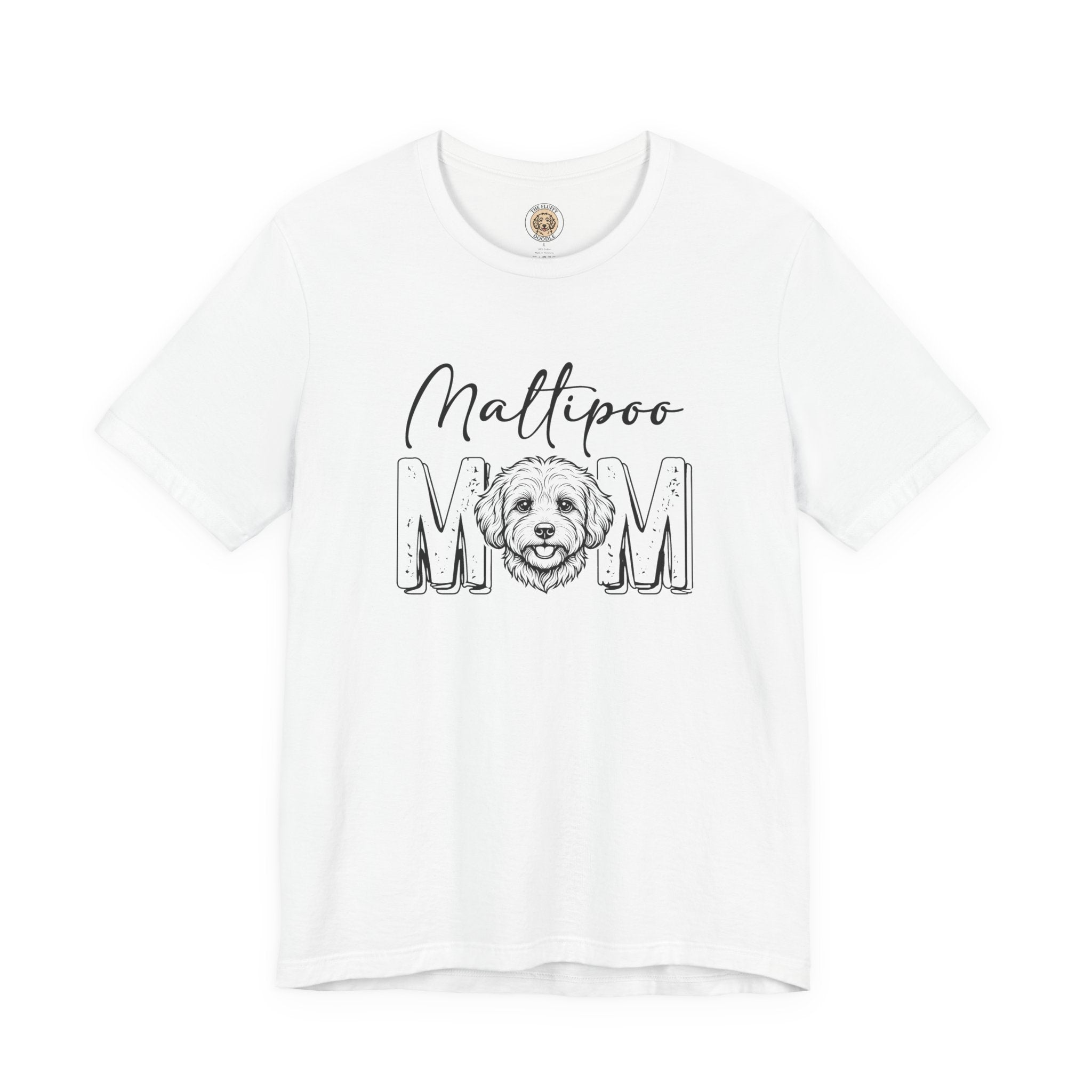 Maltipoo Mom T-Shirt for Dog Lovers - Cute Fluffy Dog Mama Tee