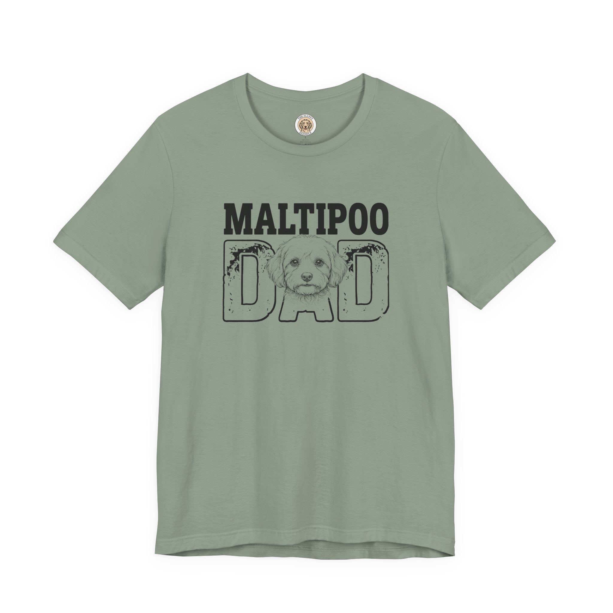 Maltipoo Dad T-Shirt - Dog Lover Gift for Men, Fur Dad Tee Apparel
