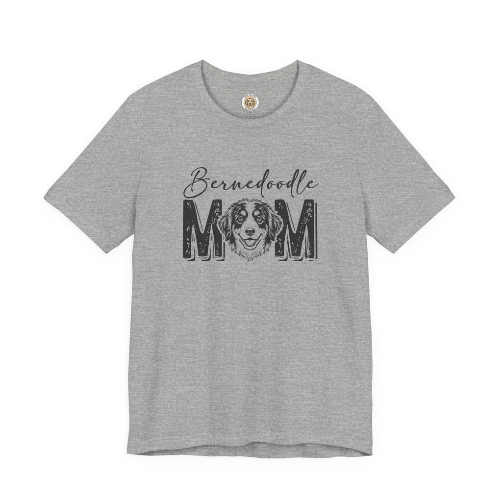 Bernedoodle Mom T-Shirt - Cute Bernese Poodle Mix Dog Lover Apparel