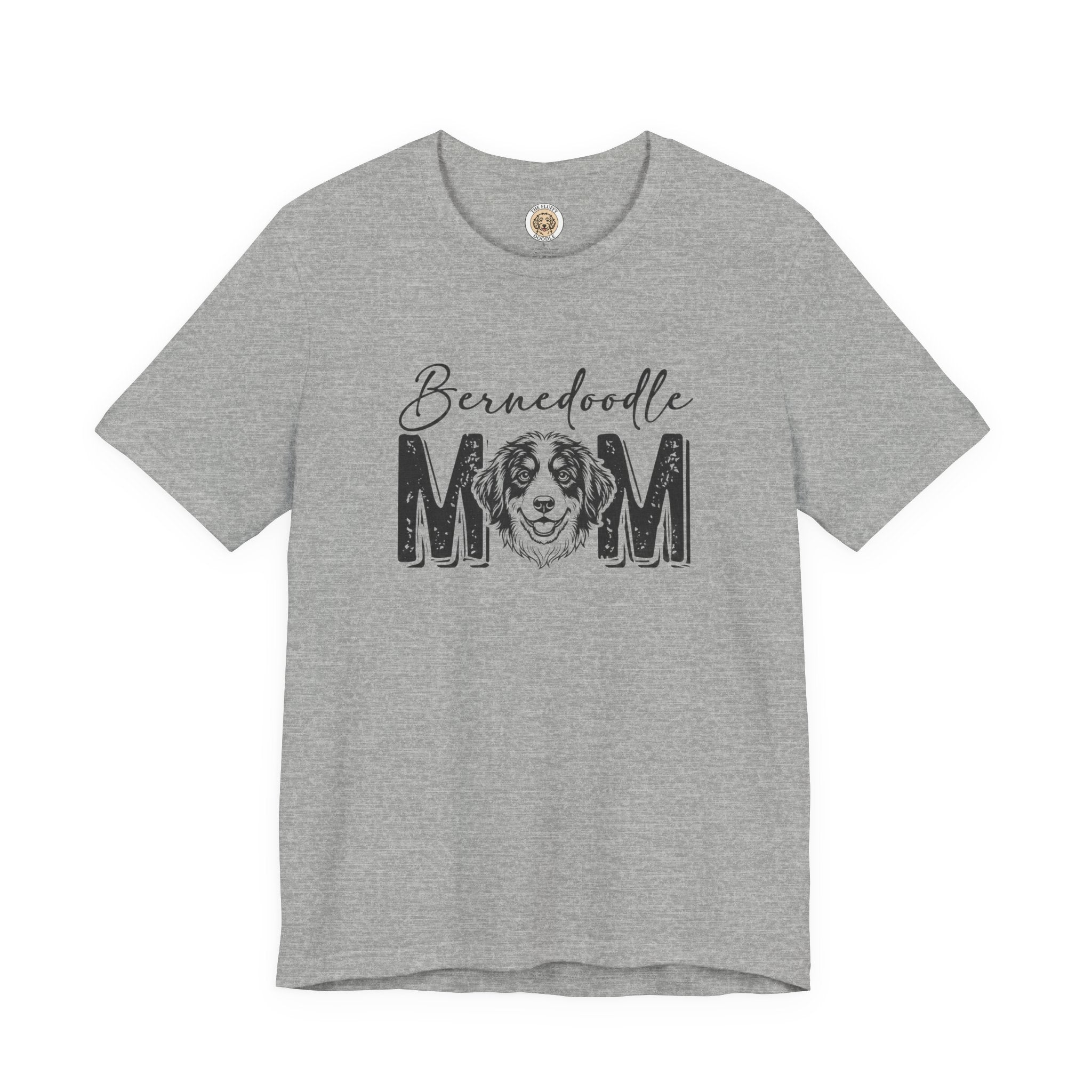 Bernedoodle Mom T-Shirt - Cute Bernese Poodle Mix Dog Lover Apparel