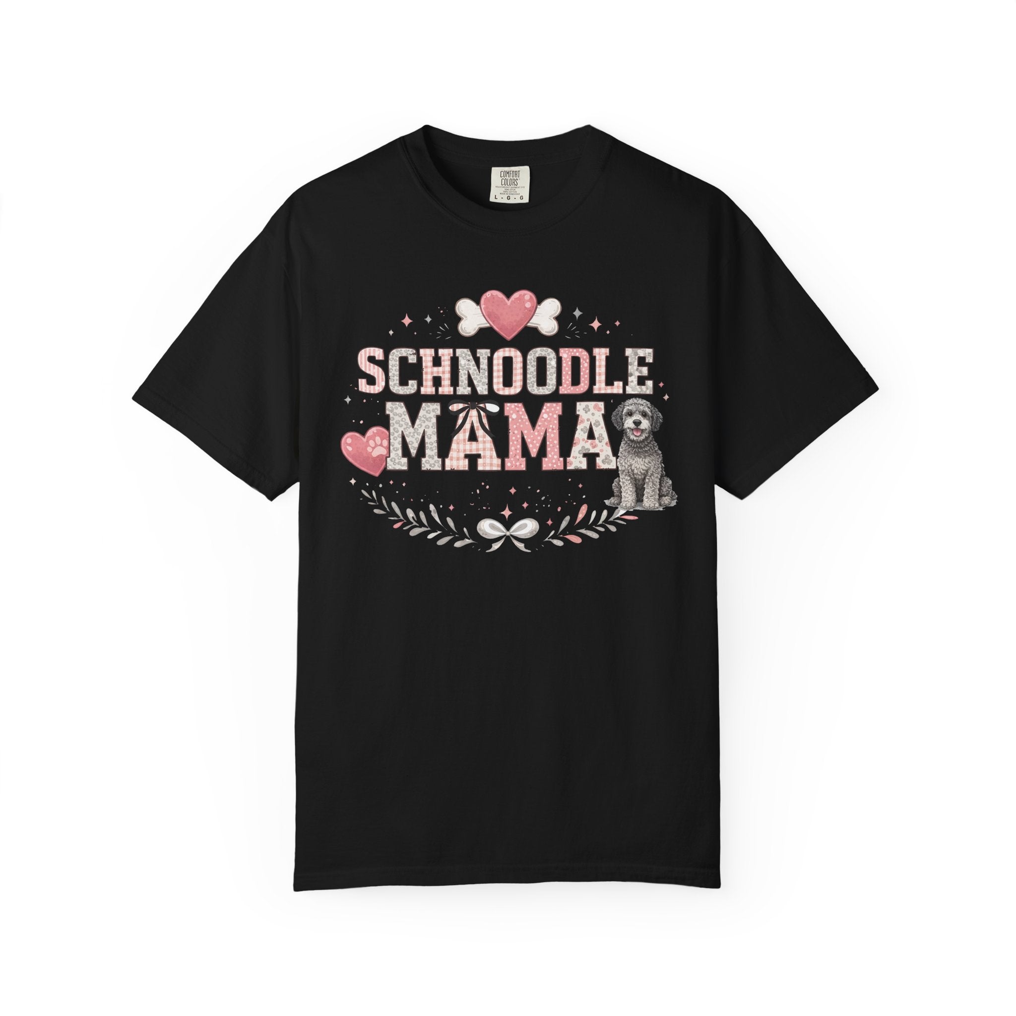 Comfort Colors Schnoodle Mama Dog Lover Pet Owner T-Shirt Gift