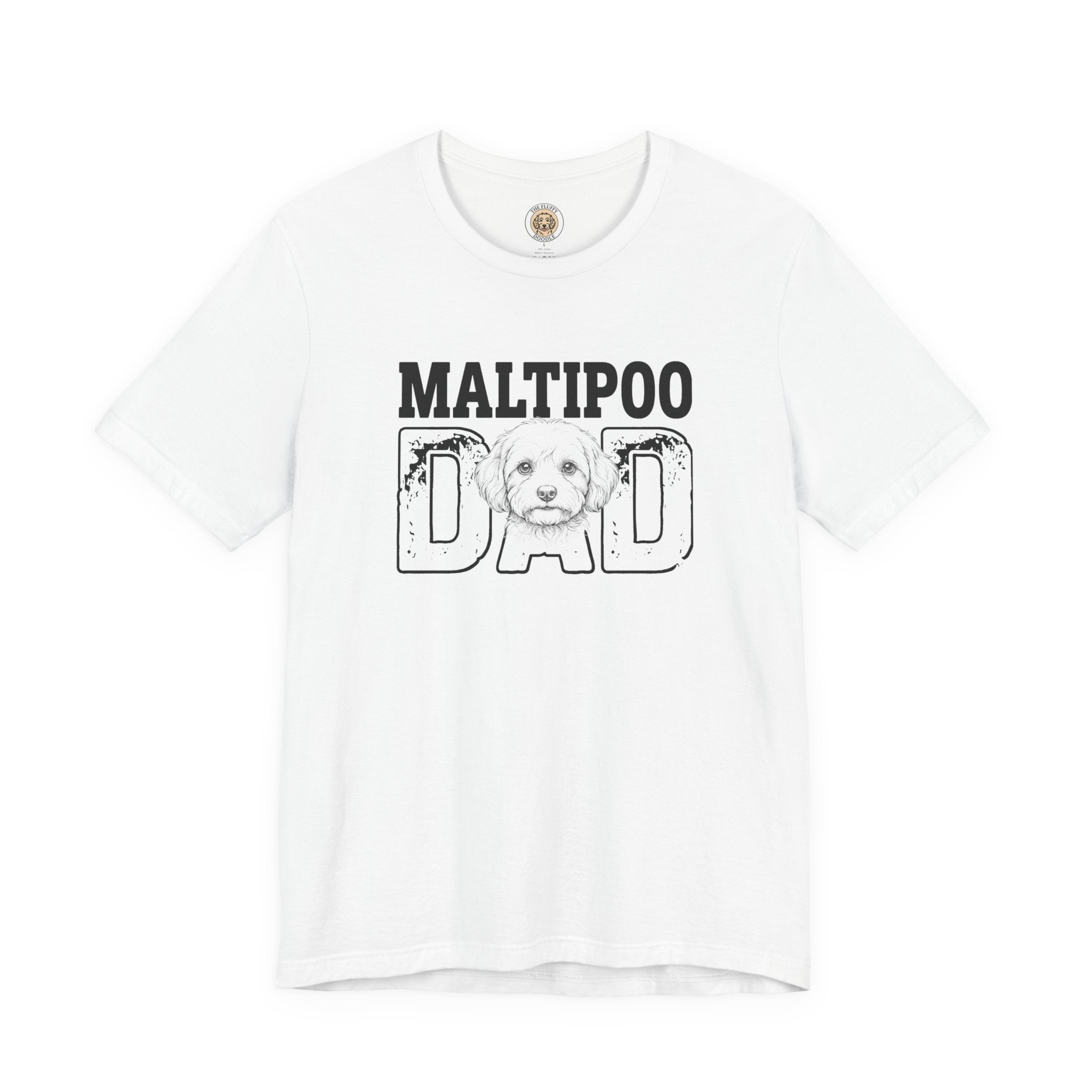 Maltipoo Dad T-Shirt - Dog Lover Gift for Men, Fur Dad Tee Apparel