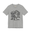 Bernedoodle drinking Beer Funny Dog Lover Gift Vintage Cartoon Tee