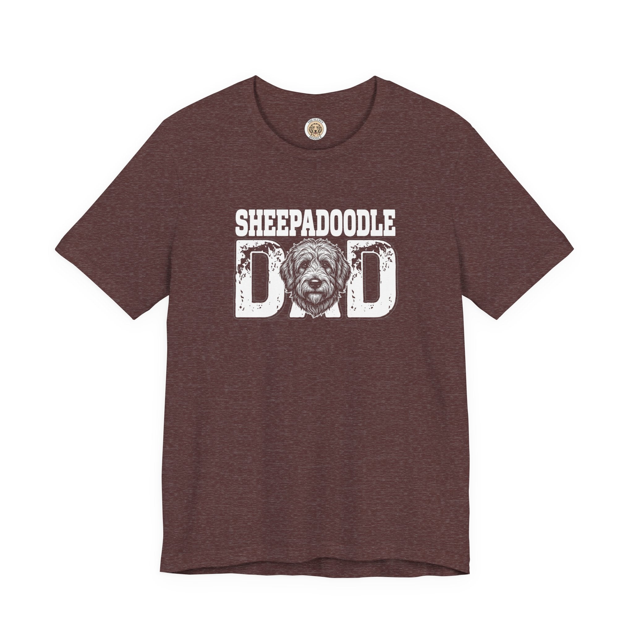 Sheepadoodle Dad Shirt Vintage Retro Dog Owner Tee Gift Present