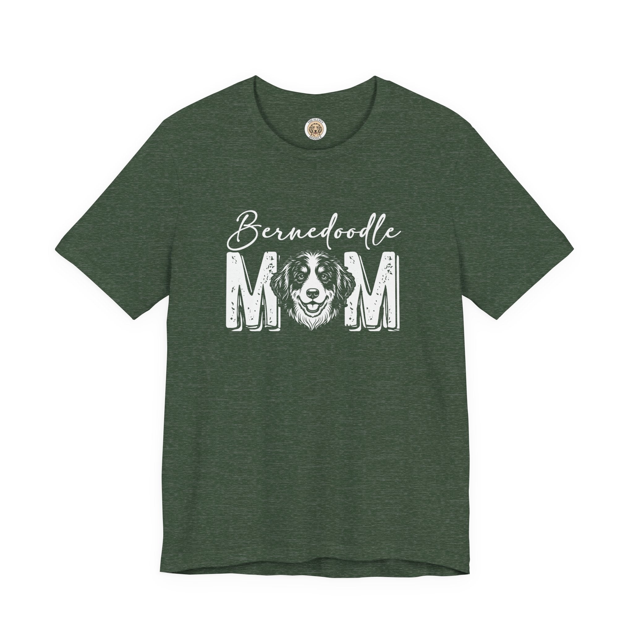 Bernedoodle Mom T-Shirt - Cute Bernese Poodle Mix Dog Lover Apparel