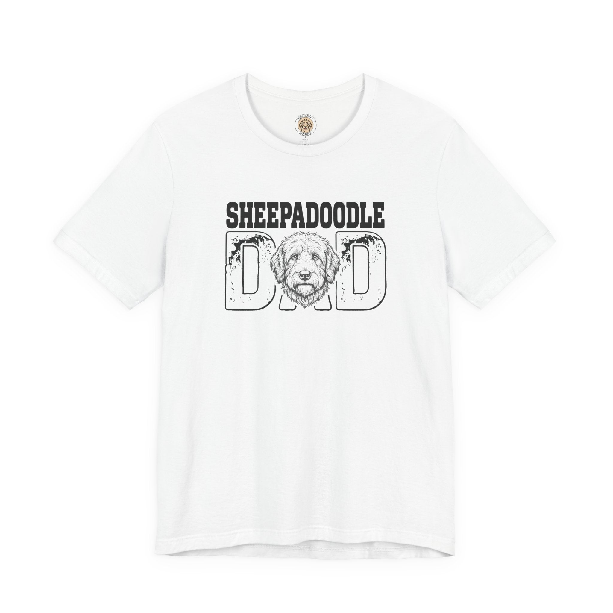 Sheepadoodle Dad Shirt Vintage Retro Dog Owner Tee Gift Present