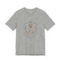 Golden Doodle Crest Vintage Style Dog Illustration Pet Owner T-Shirt