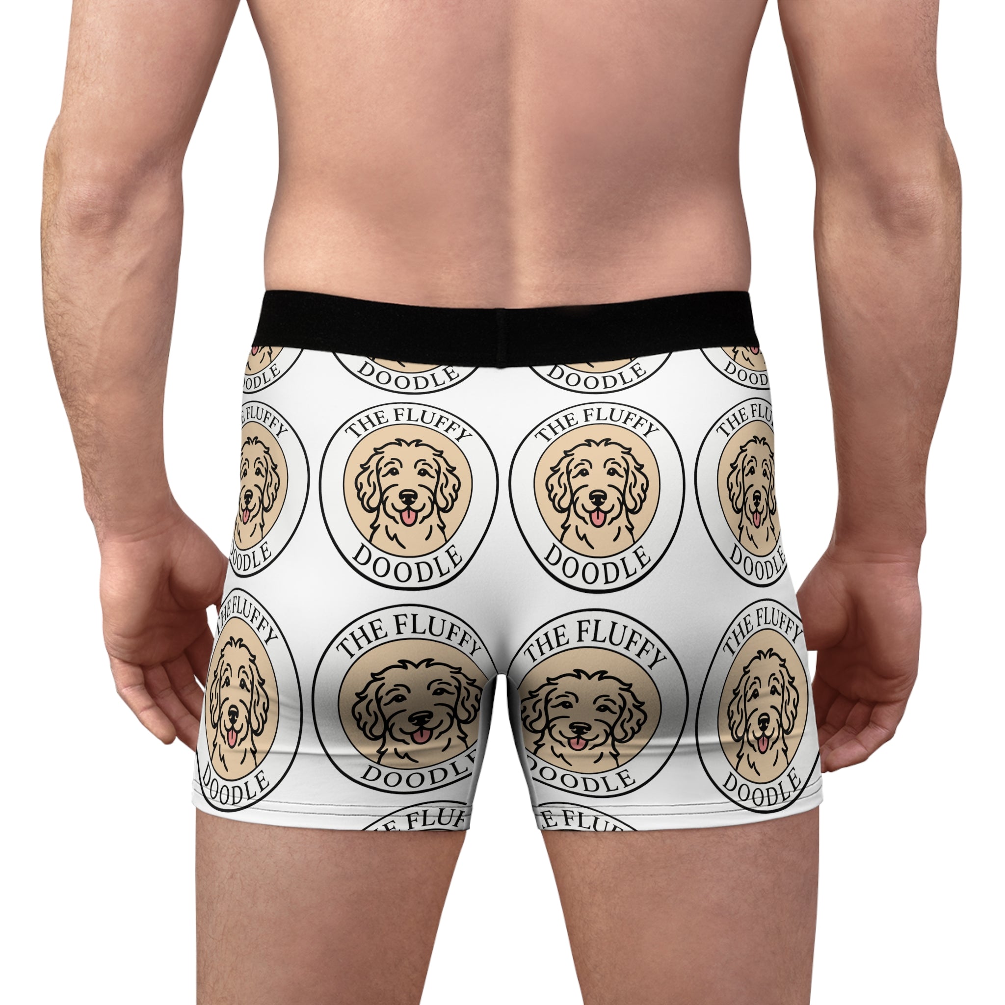 The Fluffy Doodle Pattern Boxer Briefs