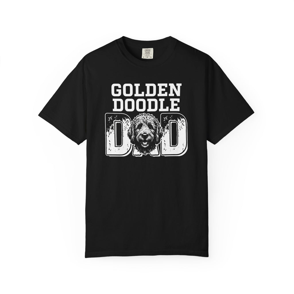 Comfort Colors Golden Doodle Dad T-Shirt for Proud Dog Owners & Lovers
