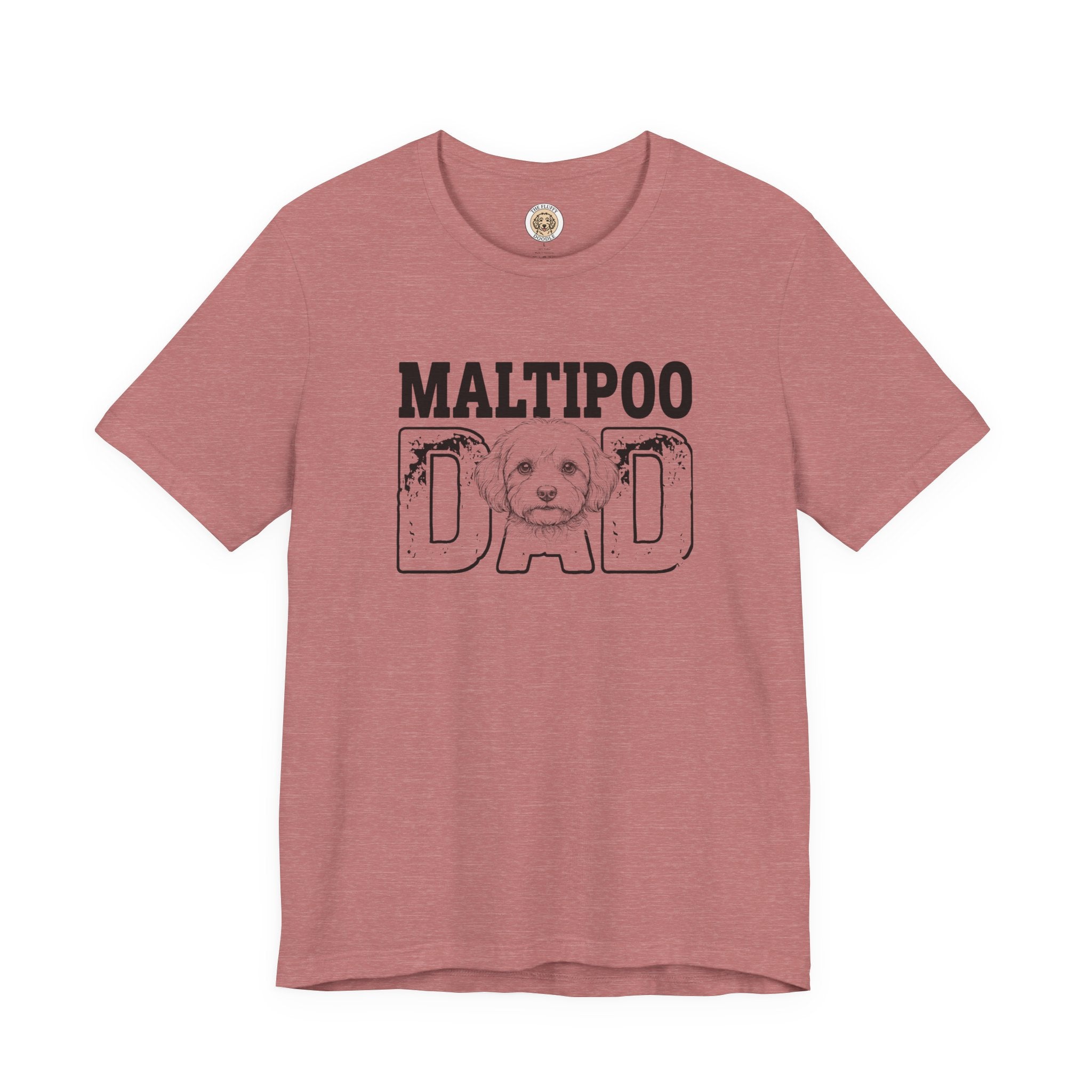 Maltipoo Dad T-Shirt - Dog Lover Gift for Men, Fur Dad Tee Apparel