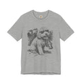 Golden Doodle Drinking Beer Funny Dog T-Shirt with Sunglasses