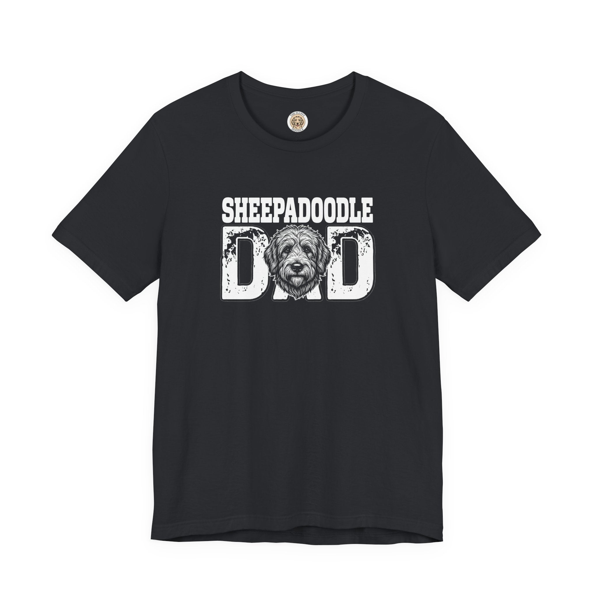 Sheepadoodle Dad Shirt Vintage Retro Dog Owner Tee Gift Present
