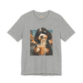 Bernedoodle Iced Coffee Cool Dog Tee - Urban Pet Portrait for Coffee