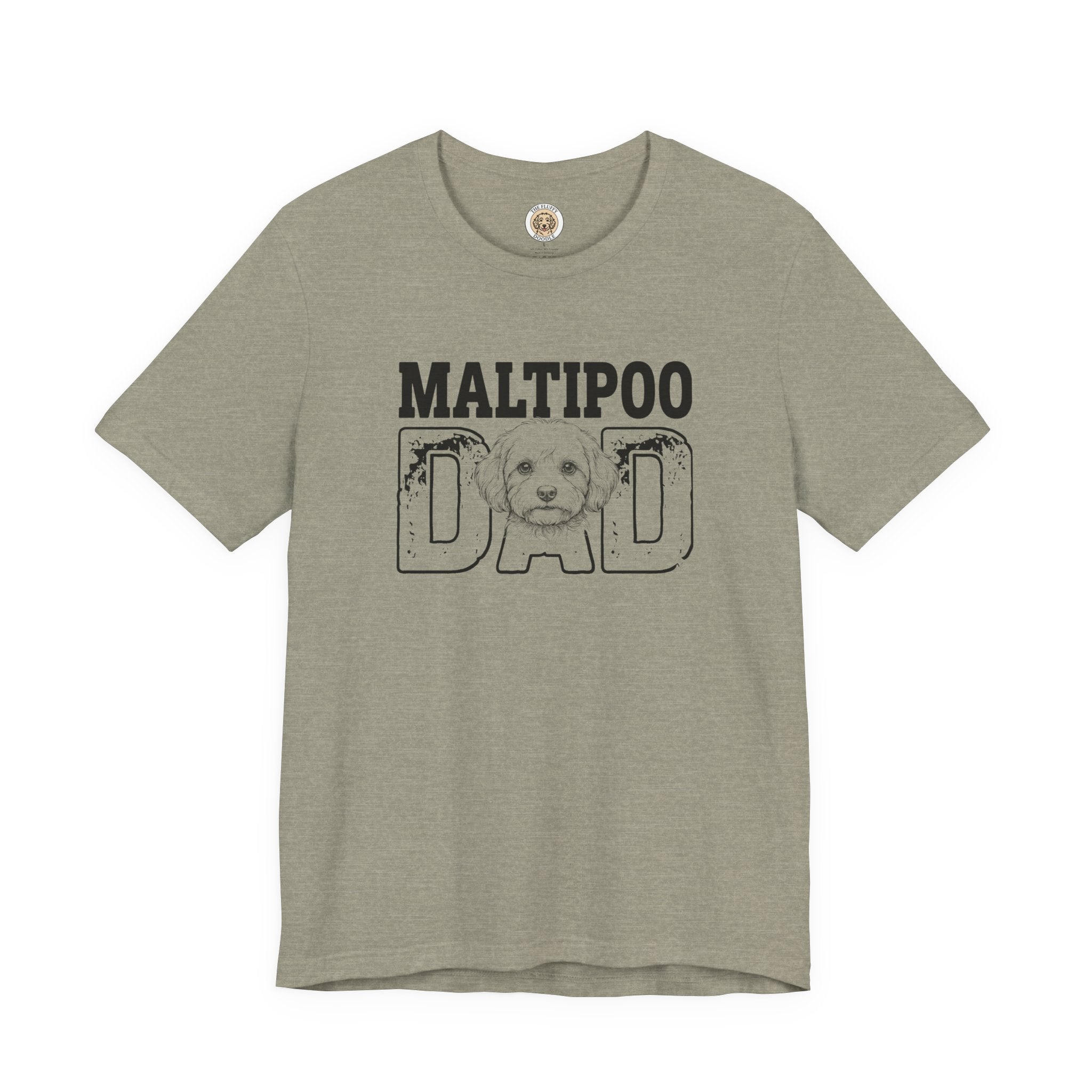 Maltipoo Dad T-Shirt - Dog Lover Gift for Men, Fur Dad Tee Apparel