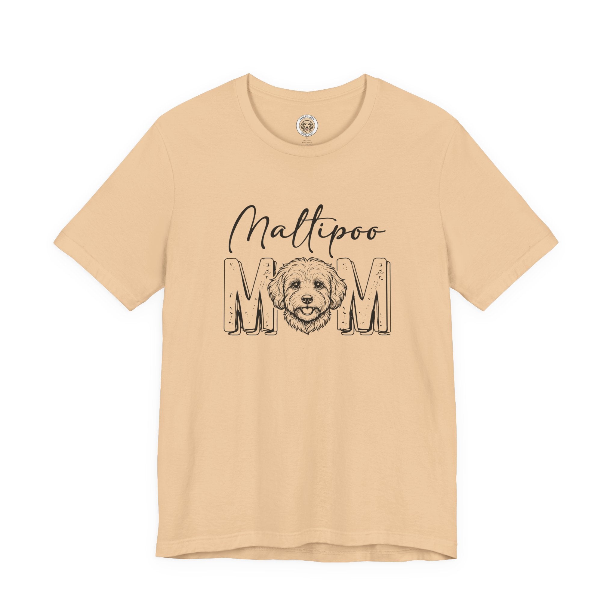 Maltipoo Mom T-Shirt for Dog Lovers - Cute Fluffy Dog Mama Tee