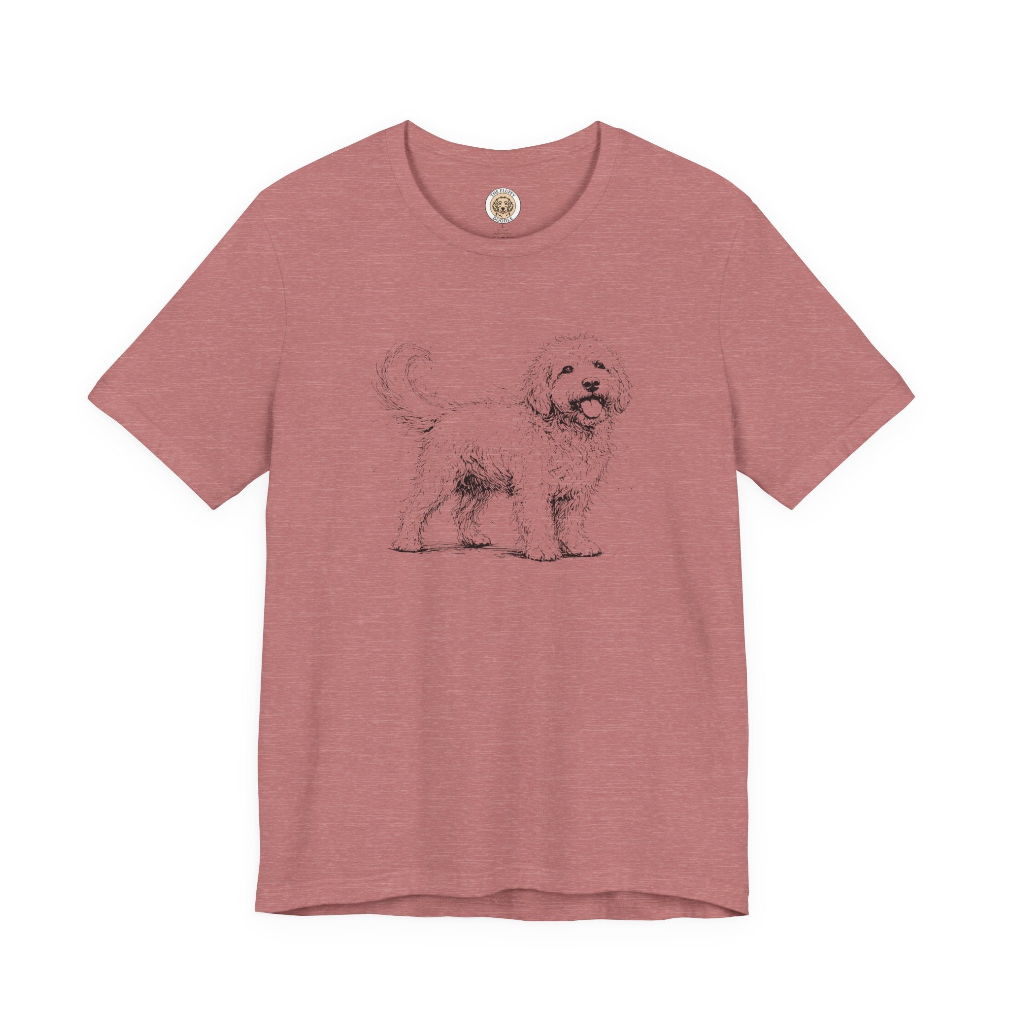 Golden Doodle Sketch Artistic Dog Breed Lover Premium Apparel Tee