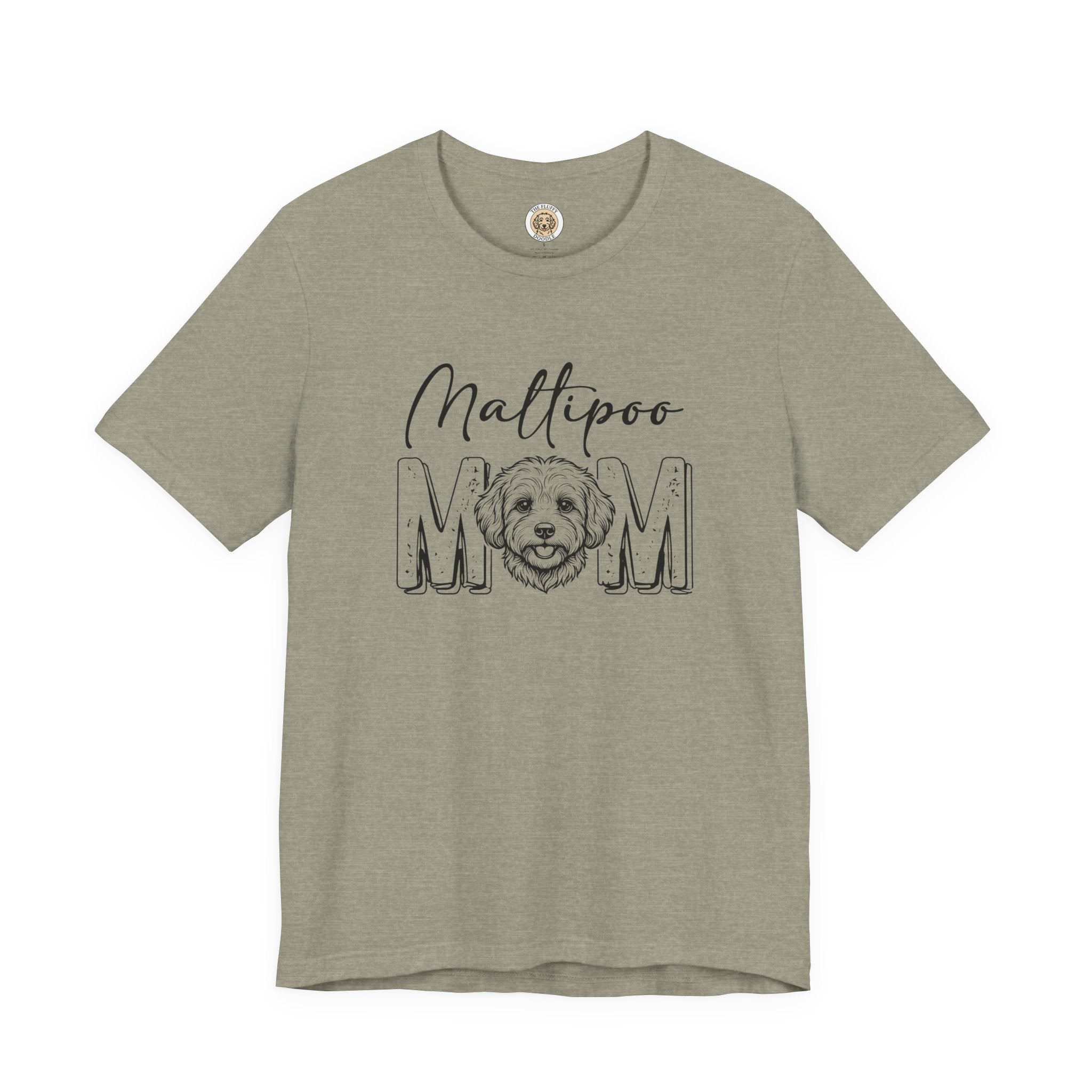 Maltipoo Mom T-Shirt for Dog Lovers - Cute Fluffy Dog Mama Tee