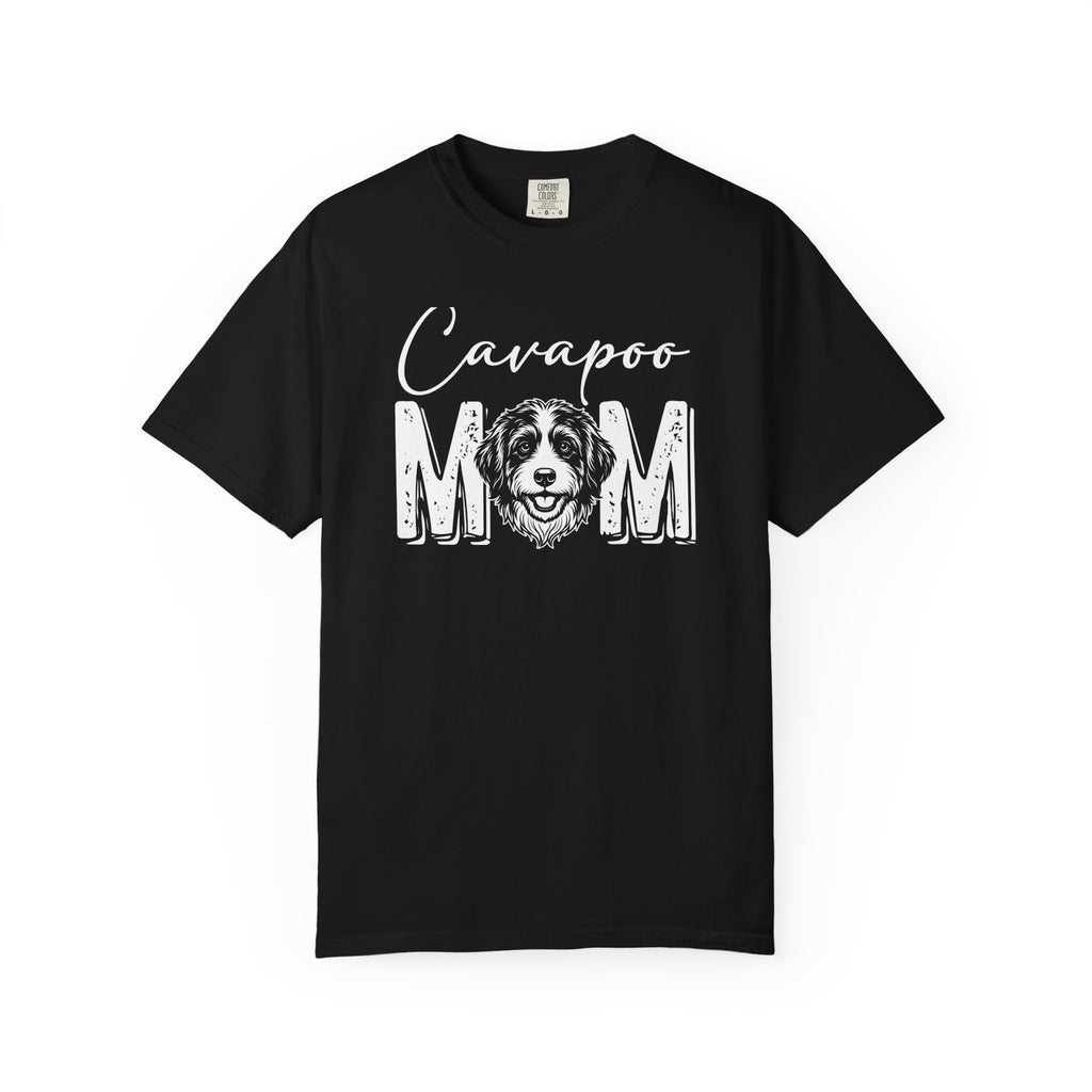 Cavapoo Mom Comfort Colors T-Shirt – Cute Dog Lover Apparel Gift