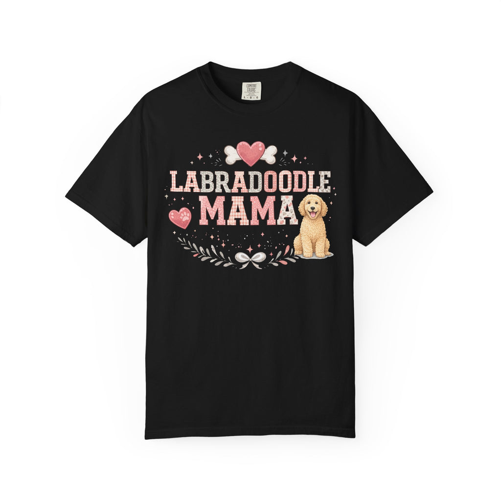 Labradoodle Mama Comfort Colors Tee - Trendy Dog Lover Gift for Her