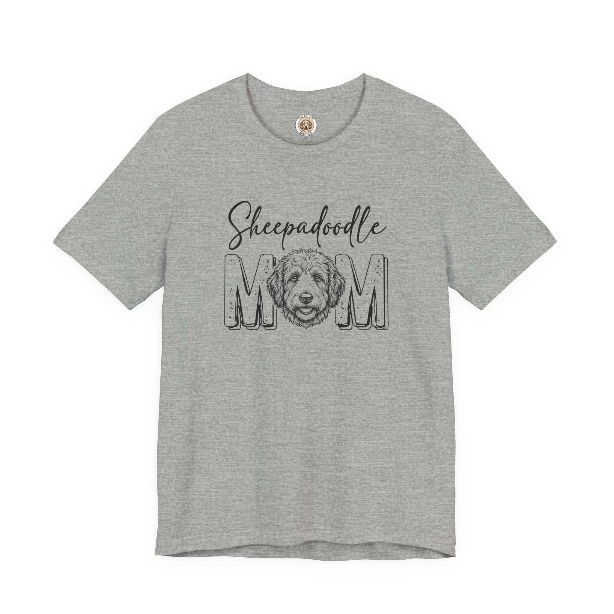 Sheepadoodle Mom Dog Lover T-Shirt Cute Pet Parent Gift Tee