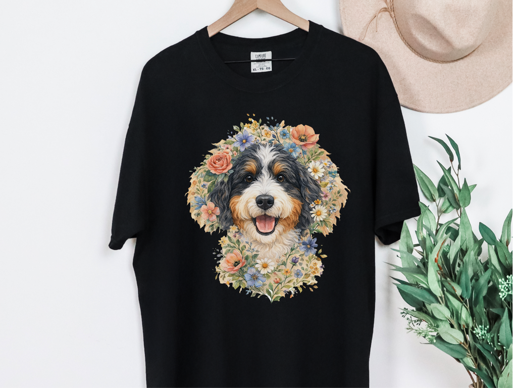 Mockup_02_Comfort Colors Bernedoodle Floral Crown Portrait.png