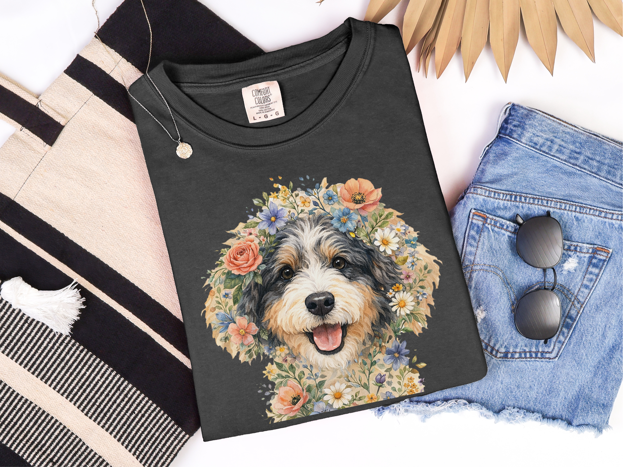 Mockup_03_Comfort Colors Aussiedoodle Floral Portrait.png