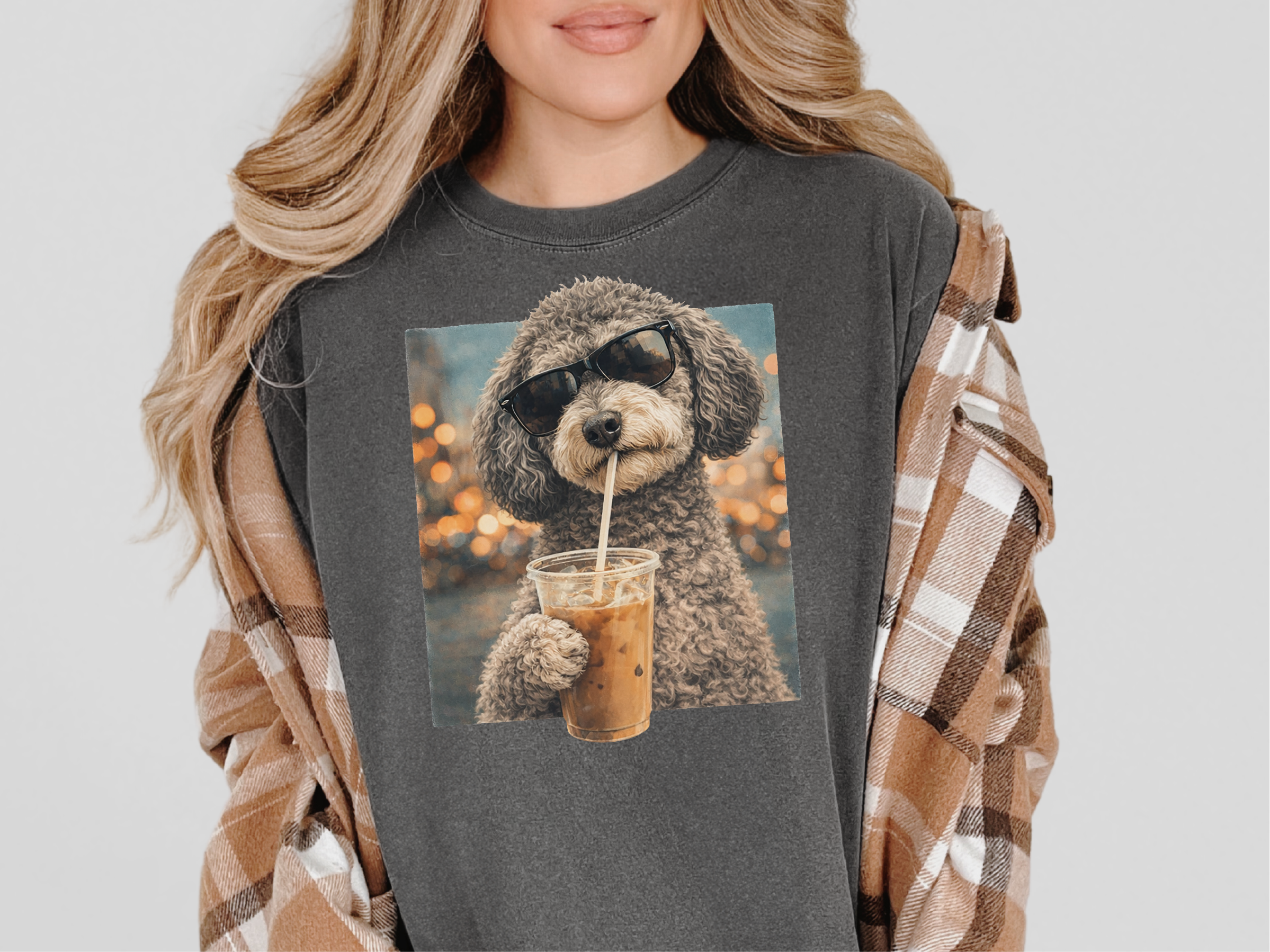 Mockup_03_Comfort Colors Schnoodle Drinking Iced Coffee Cool Dog.png