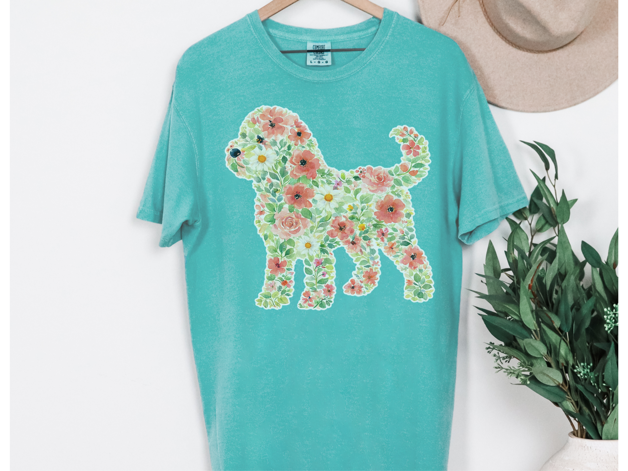 Mockup_08_Comfort Colors Cockapoo Floral Silhouette.png